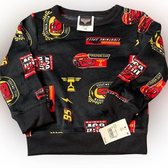 Nwt 12m cars fleece sweatshirt - Picture 1 of 1